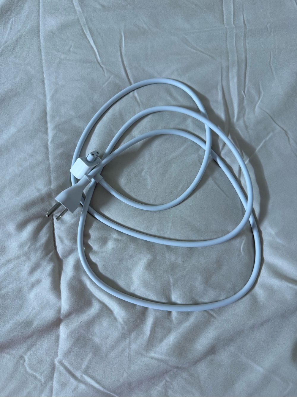 Apple White AC Power Cord with Two-Prong Plug